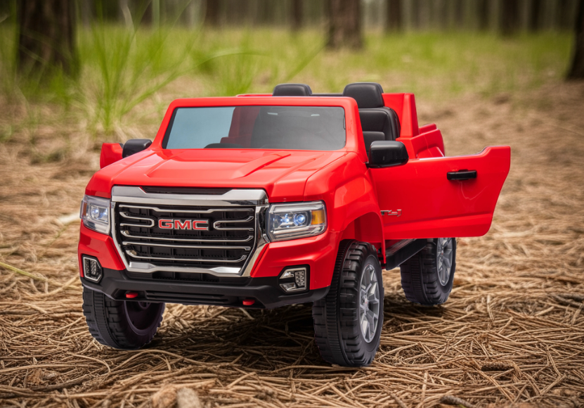 Voiture électrique pour enfants 2 places 24 V GMC Canyon AT4 2026 avec télécommande