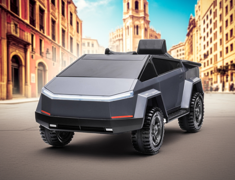 Voiture électrique 12 V pour enfants Tesla Cybertruck style 2026 avec télécommande