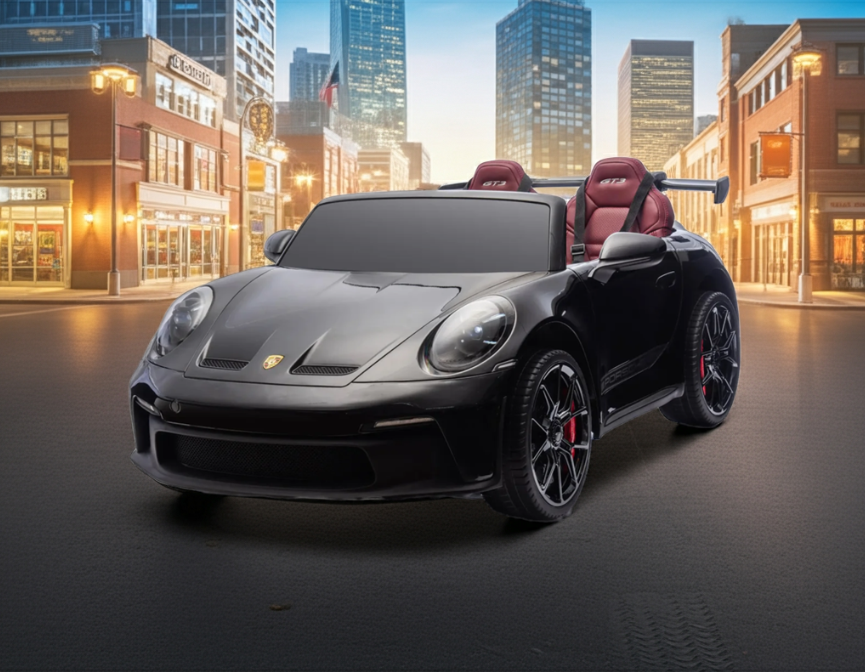 Voiture électrique 24V Porsche 911 GT3 biplace pour enfants 2026 - Nouveau moteur silencieux