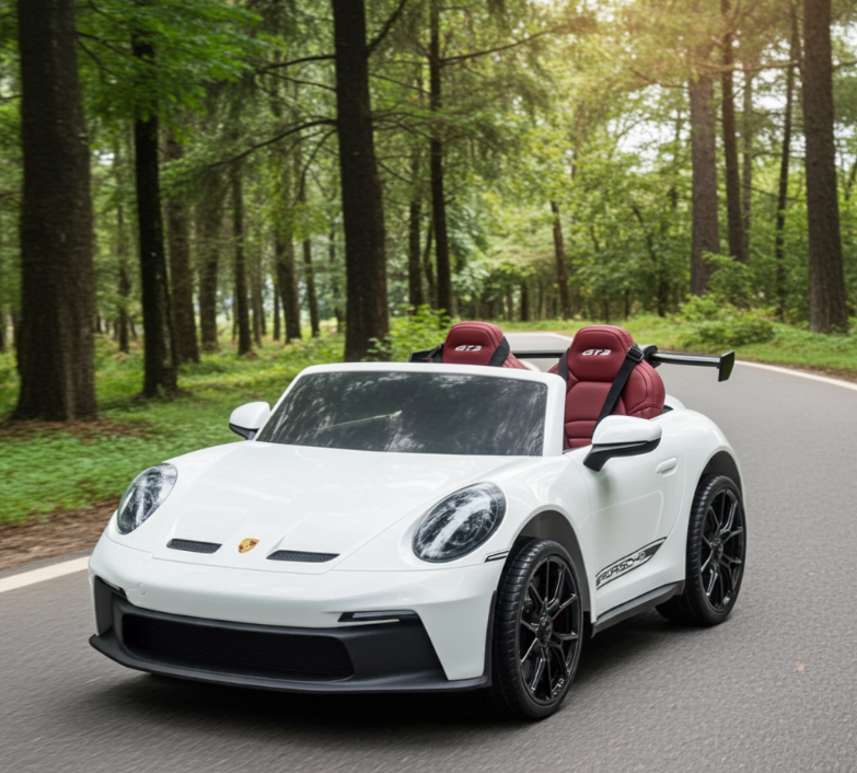Voiture électrique 24V Porsche 911 GT3 biplace pour enfants 2026 - Nouveau moteur silencieux