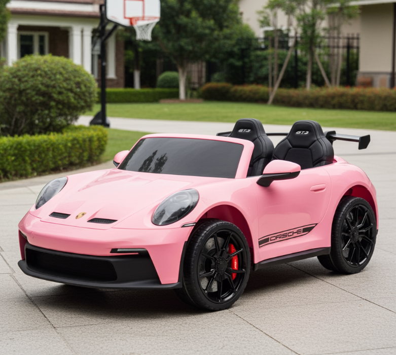 Voiture électrique 24V Porsche 911 GT3 biplace pour enfants 2026 - Nouveau moteur silencieux