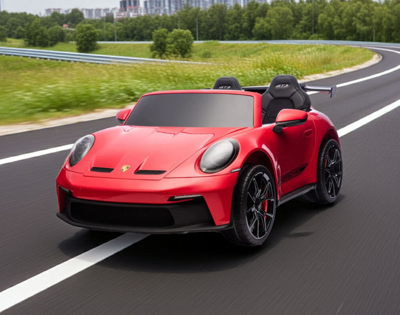 Voiture électrique 24V Porsche 911 GT3 biplace pour enfants 2026 - Nouveau moteur silencieux