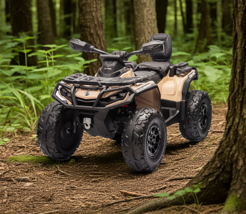 VTT électrique Can-Am Outlander 4X4 24V 2 places pour enfants 2026