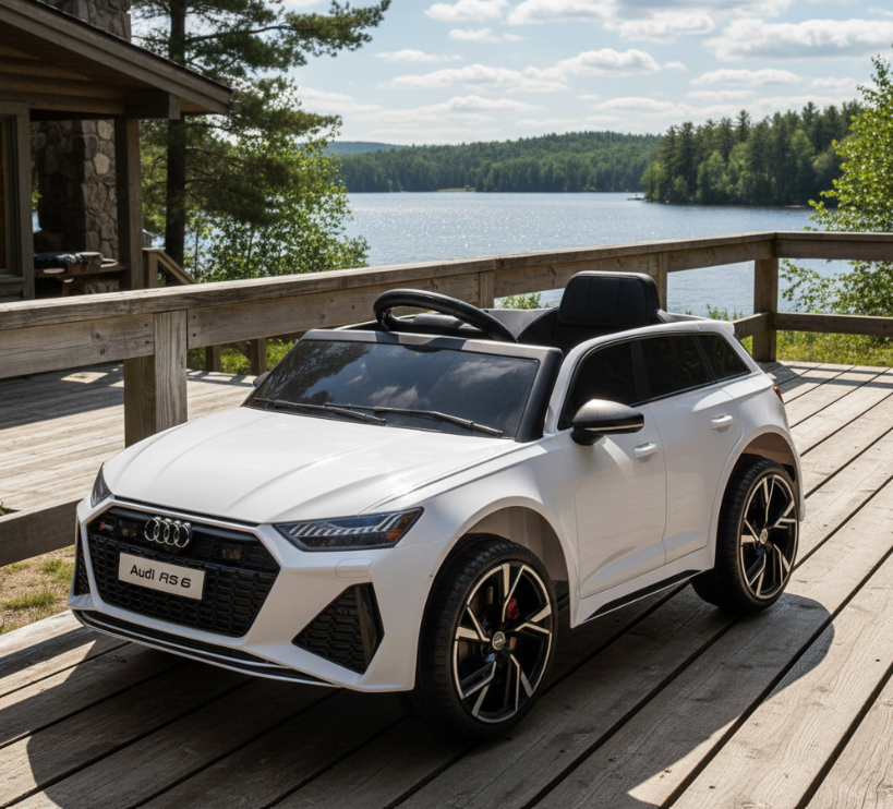 2026 Audi RS6 12V DELUXE Kids Ride On Car with Remote Control
