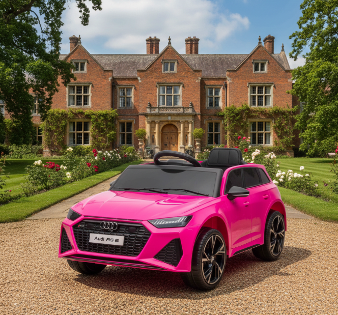 2026 Audi RS6 12V DELUXE Kids Ride On Car with Remote Control