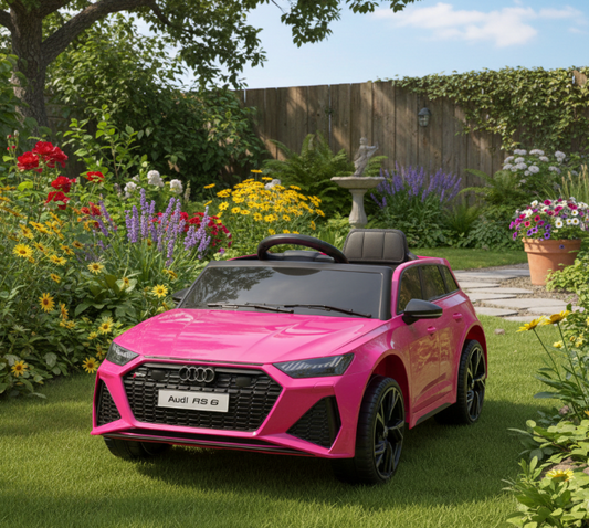 Voiture électrique Audi RS6 12V DELUXE pour enfant avec télécommande 2026
