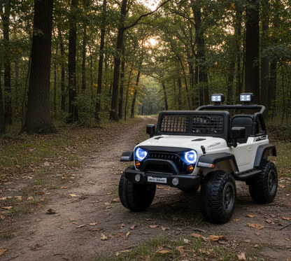 Voiture électrique 12V tout-terrain Jeep 2026 pour enfants avec télécommande