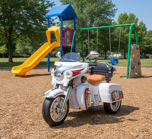 Moto électrique 12 V à trois roues pour enfants de 3 à 8 ans