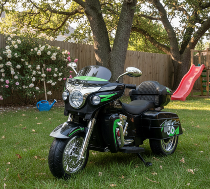 Moto électrique 12 V à trois roues pour enfants de 3 à 8 ans