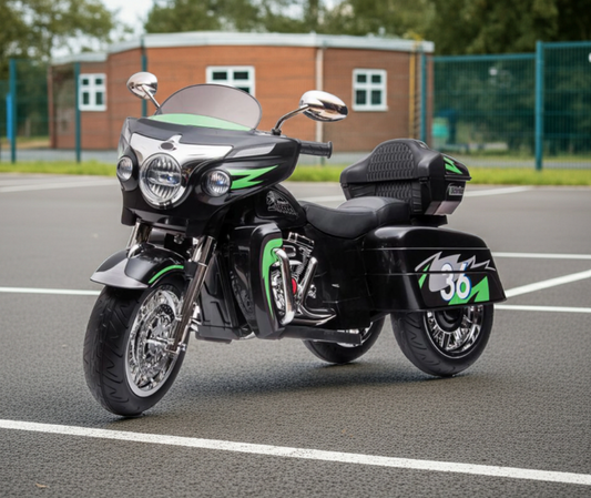 Moto électrique 12 V à trois roues pour enfants de 3 à 8 ans