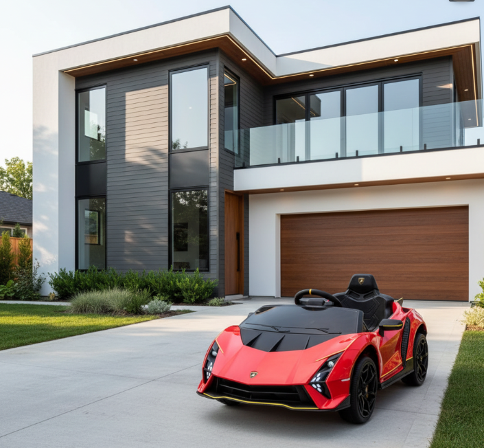 Voiture électrique Lamborghini Auténtica 2026 pour enfants avec télécommande