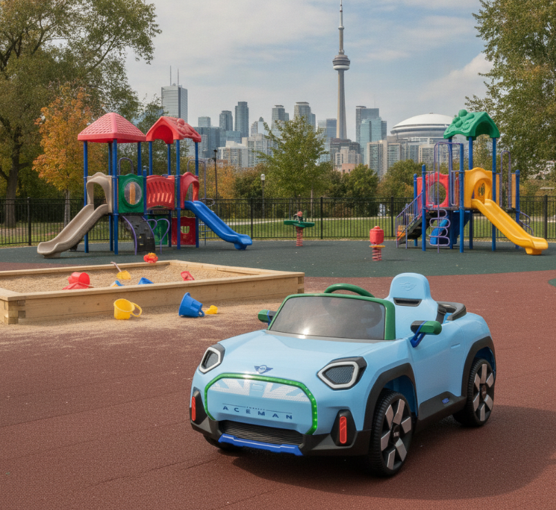 Mini Aceman 12 V électrique pour enfants avec télécommande (modèle 2026)