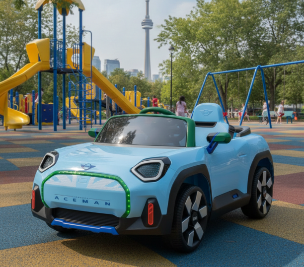 Mini Aceman 12 V électrique pour enfants avec télécommande (modèle 2026)