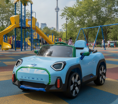 Mini Aceman 12 V électrique pour enfants avec télécommande (modèle 2026)