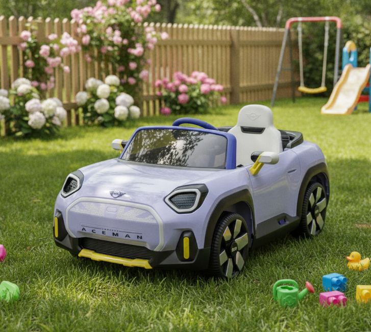 Mini Aceman 12 V électrique pour enfants avec télécommande (modèle 2026)