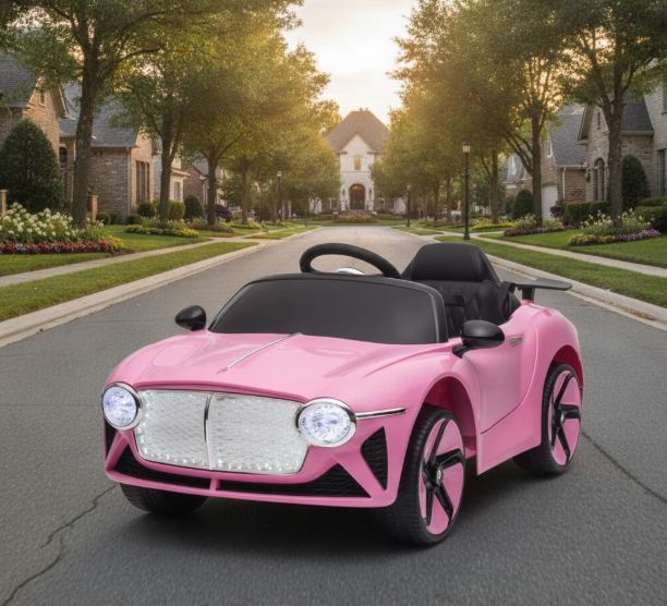 2026 Bentley Style 12V Kids Ride On Car with Remote Control