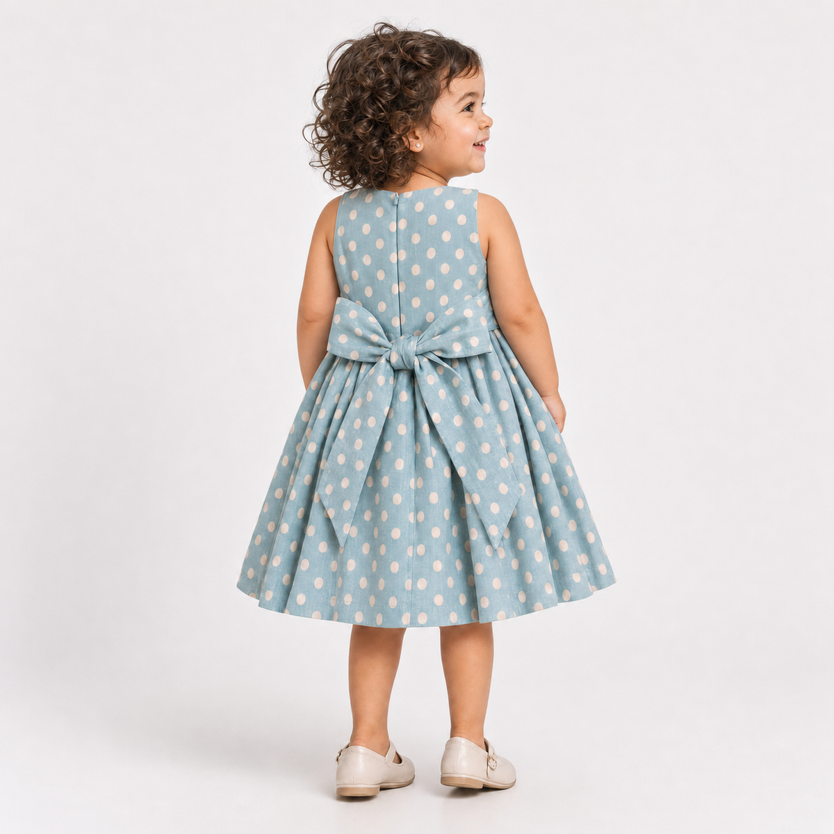 Dotty Sunday Dress & Bolero Set