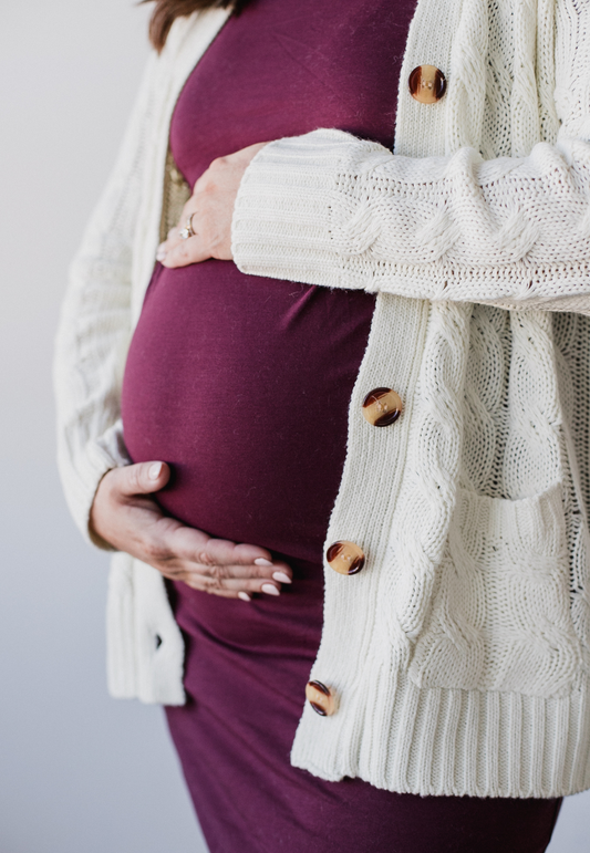 Cardigan quotidien en maille torsadée Ella Bella Basics