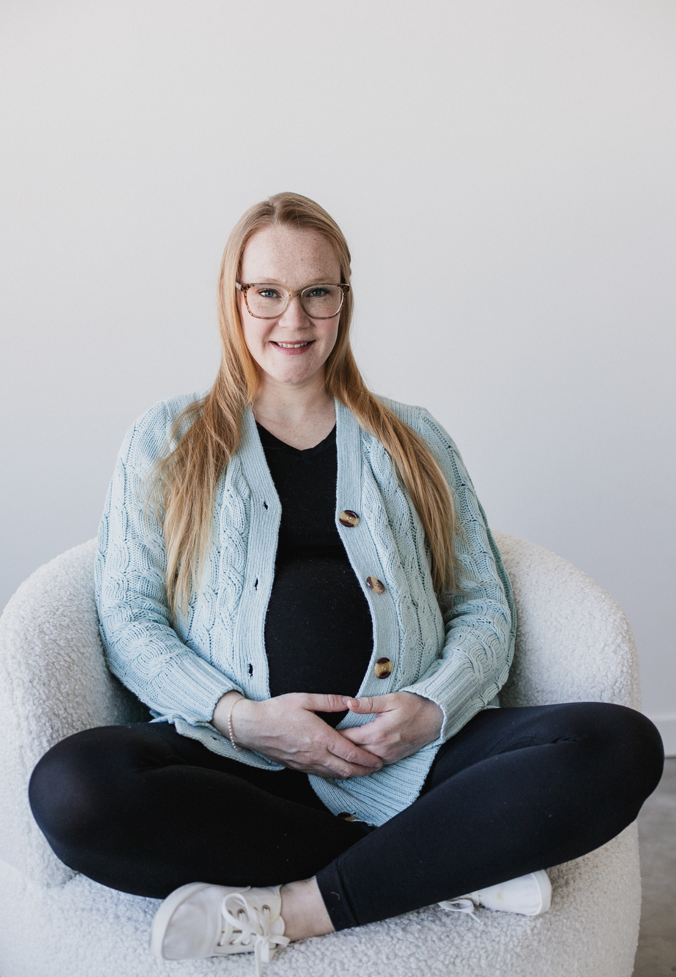 Cardigan quotidien en maille torsadée Ella Bella Basics