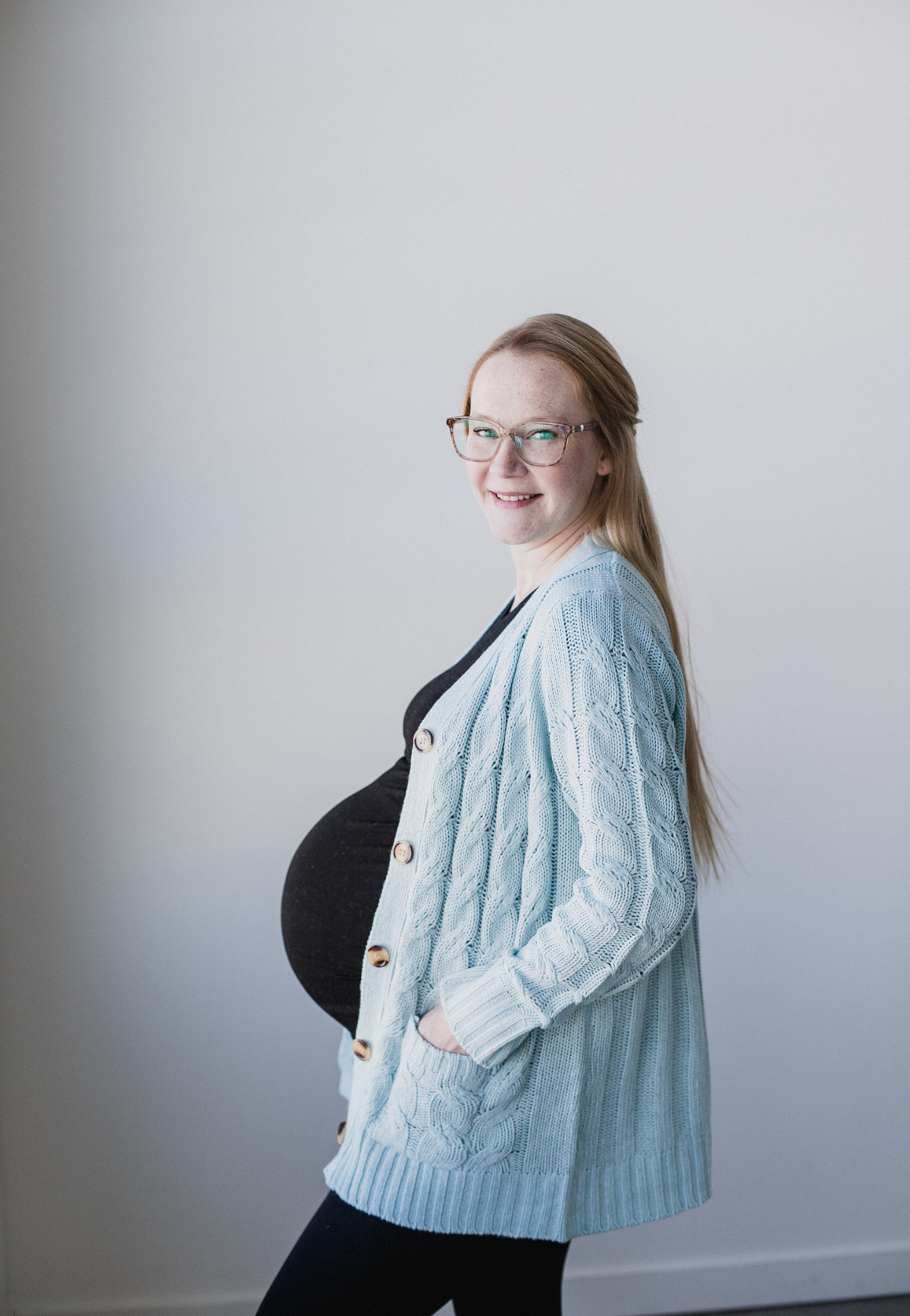 Cardigan quotidien en maille torsadée Ella Bella Basics