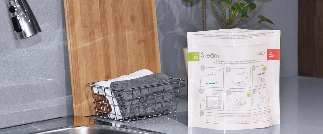 Steäm : Sachets de Stérilisation Rapide à la Vapeur pour Micro-ondes