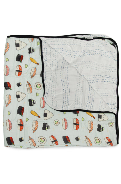 Muslin Quilt - Sushi