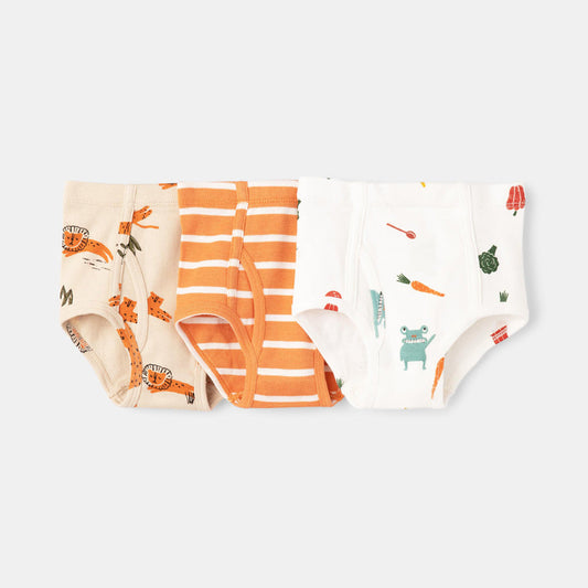 Slips basiques garçons lot de 3 | Rise Little Earthling |