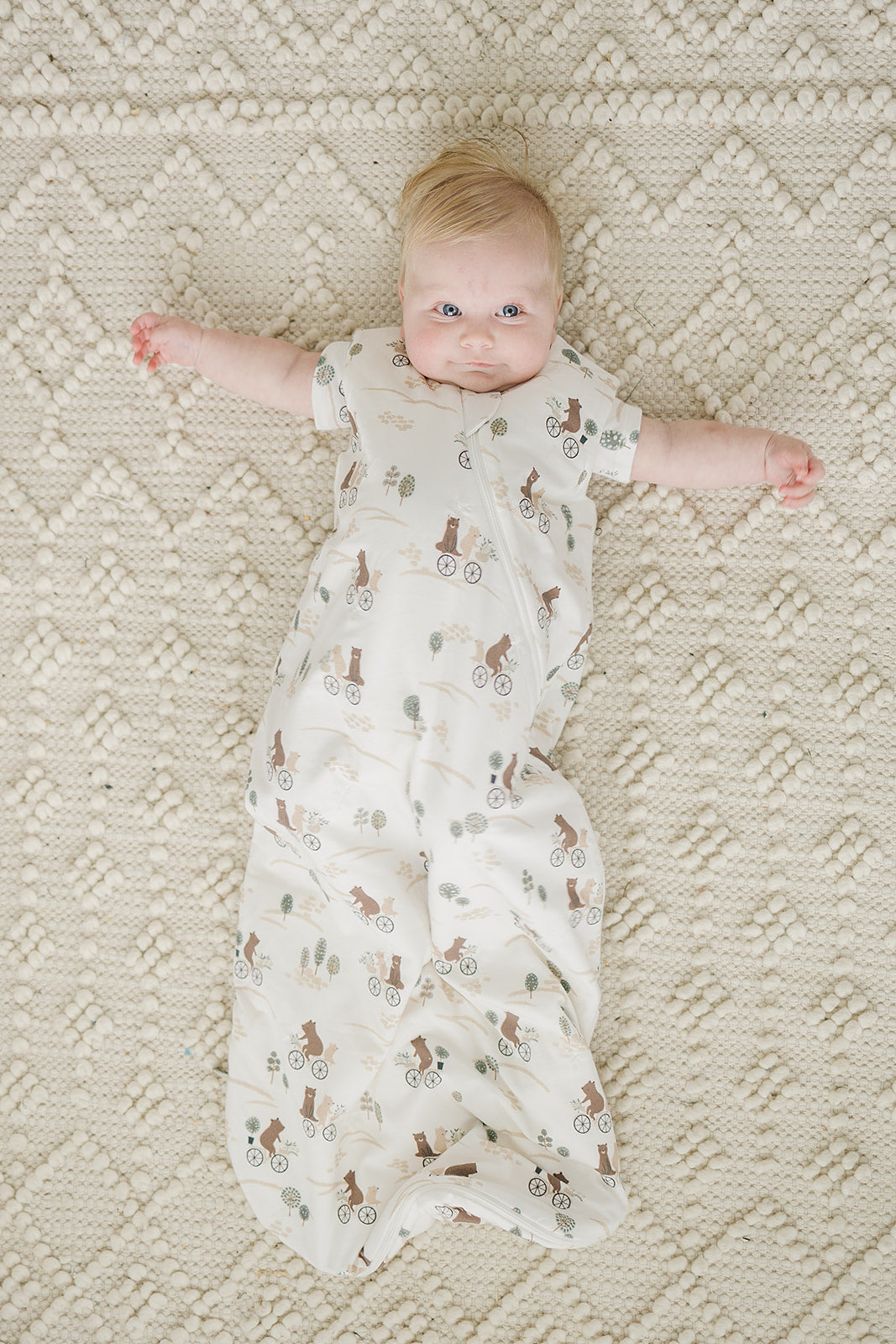 Gigoteuse Bébé TENCEL™ 1.0 TOG - Ours à Vélo