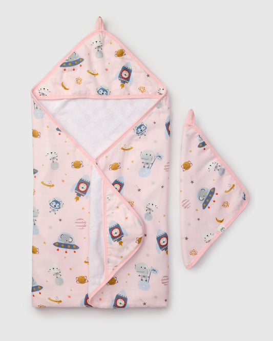 Hooded Towel Set - Astro Explorers