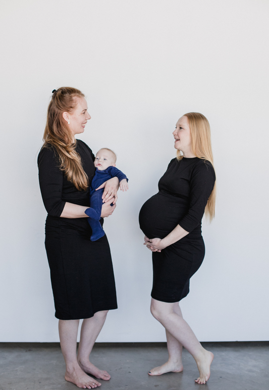 Taryn 3/4-Sleeve Maternity and Nursing Dress