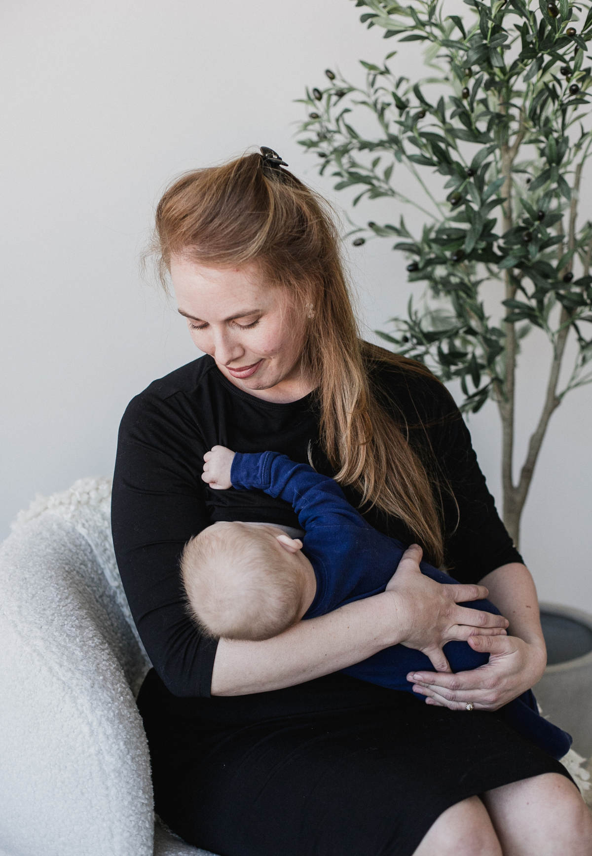 Taryn 3/4-Sleeve Maternity and Nursing Dress