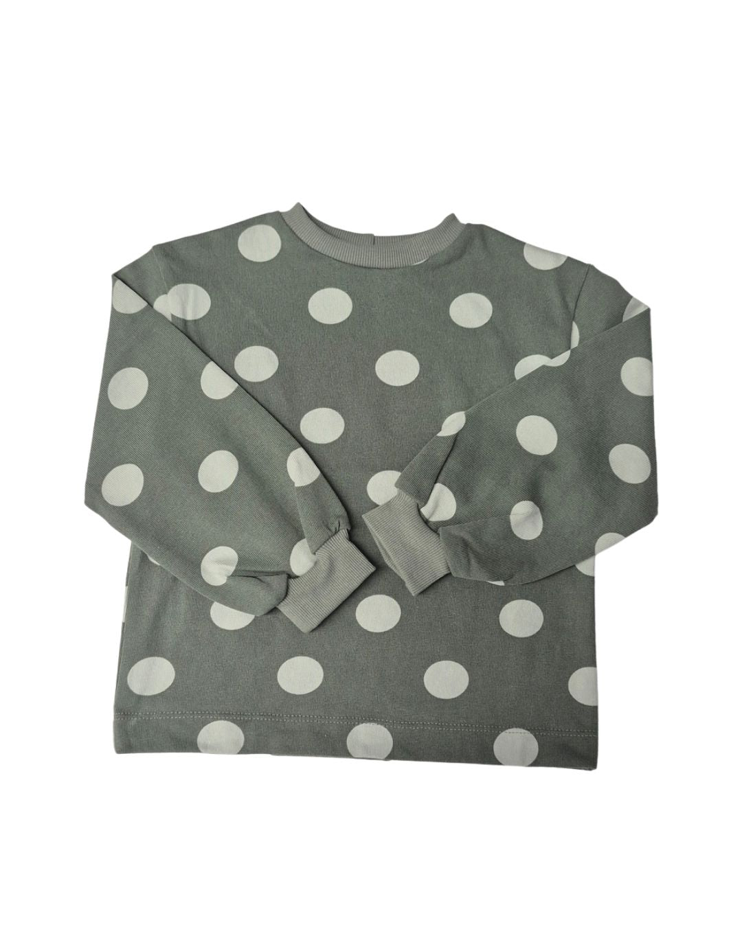 Grow With Me Shirt | Sage Green Dots