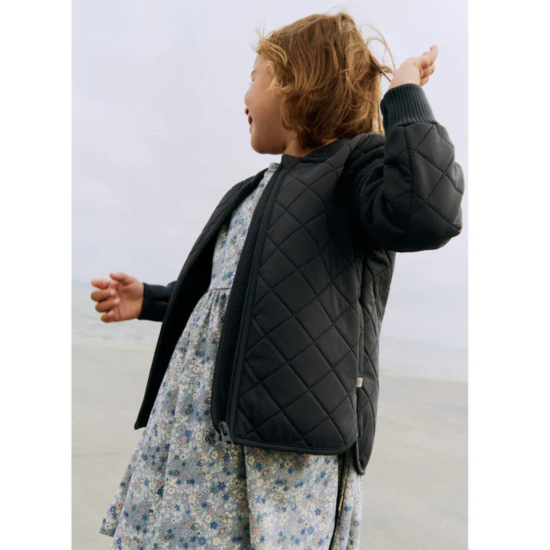 Veste thermique Loui | Encre | Blé Enfants