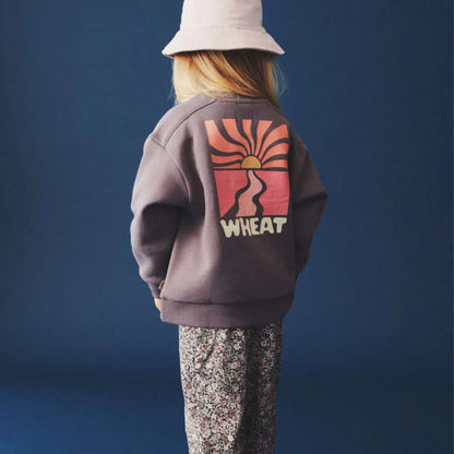 Sweat-shirt Ellis | Violet pierre | Wheat Kids