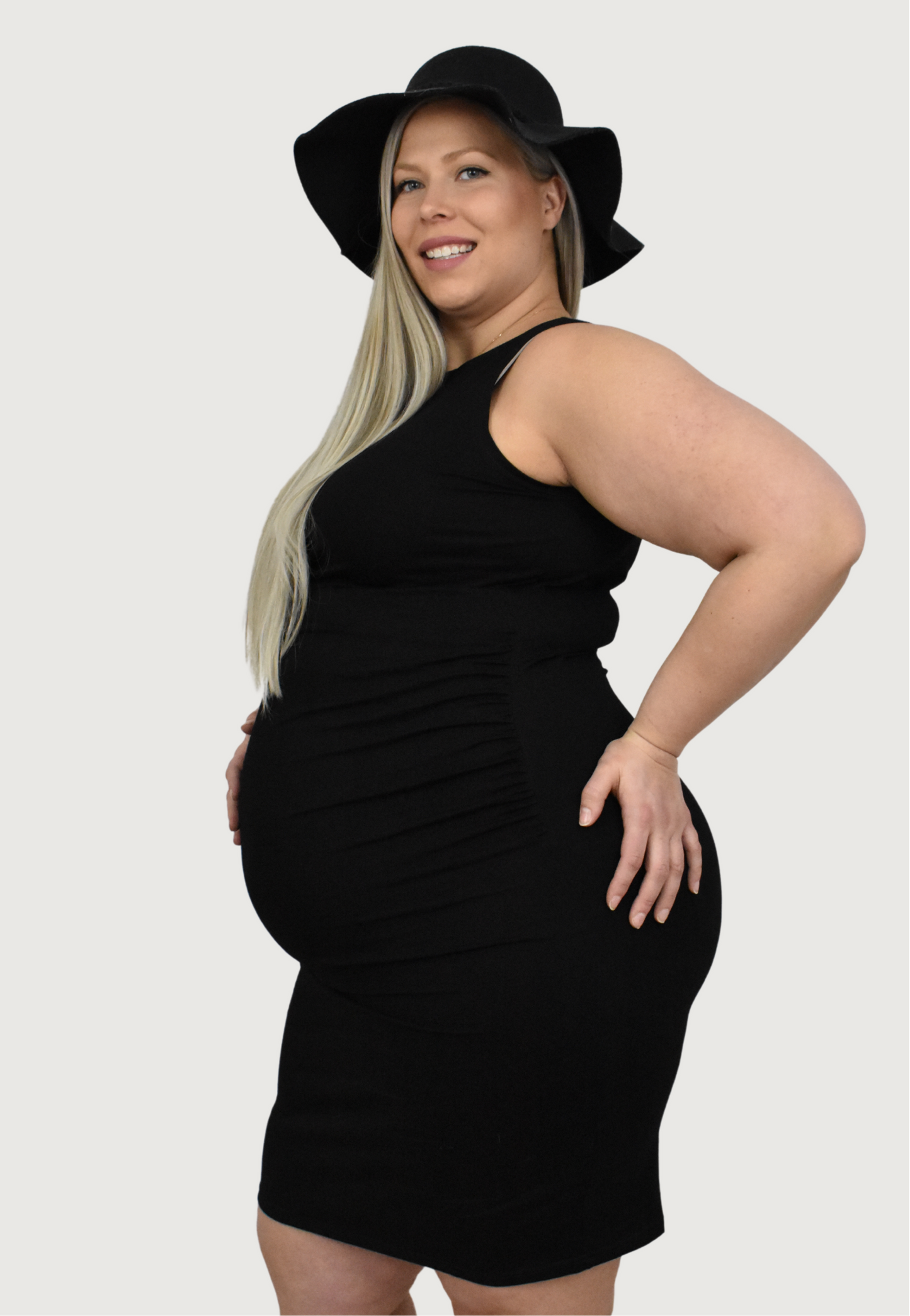 Katie Ruched Tank Maternity Dress