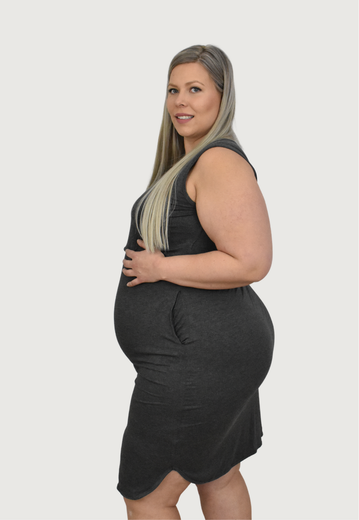 Randi Pocket Maternity and Nursing Dress