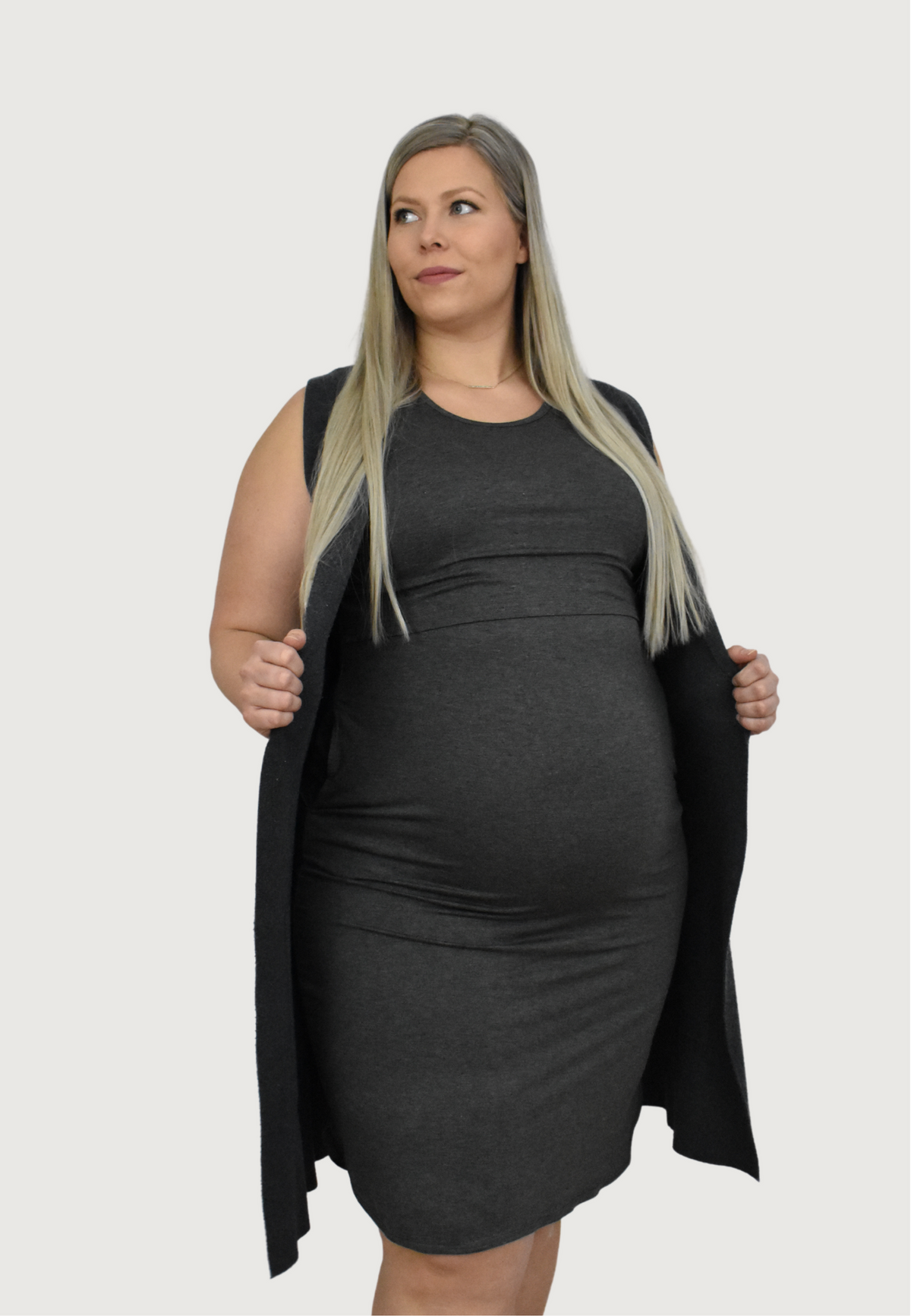 Randi Pocket Maternity and Nursing Dress