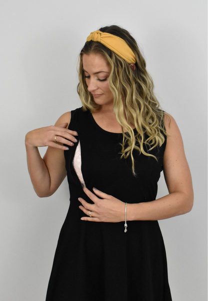 Rosie Babydoll Maternity and Nursing Dress