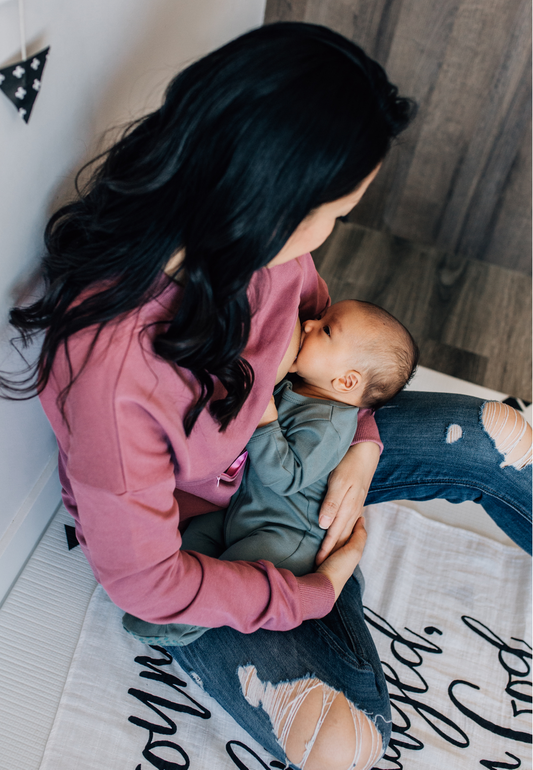 Jo Jo Zipper Nursing Jumper