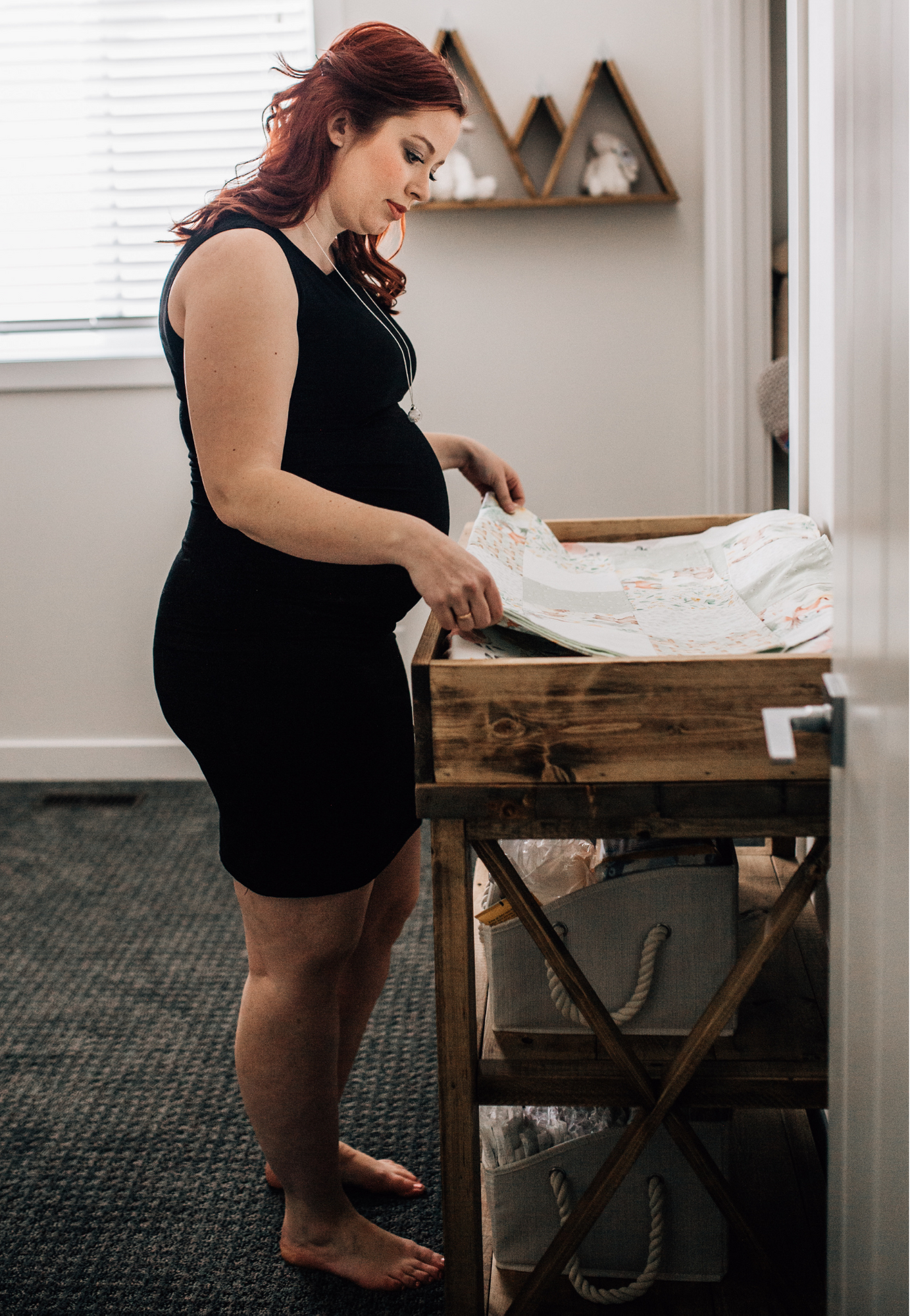 Katie Ruched Tank Maternity Dress