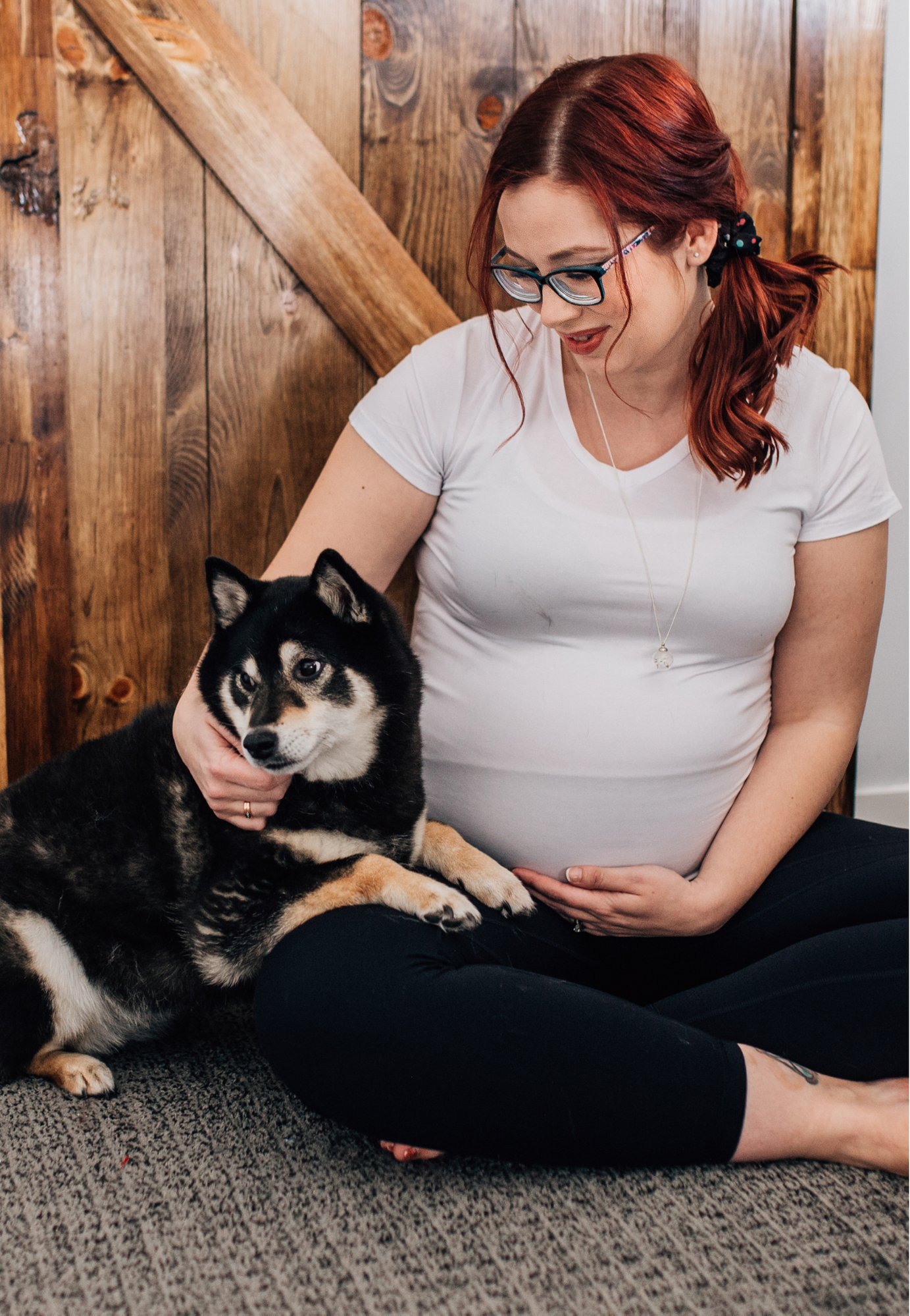 Ashley Ruched Maternity and Nursing T-Shirt