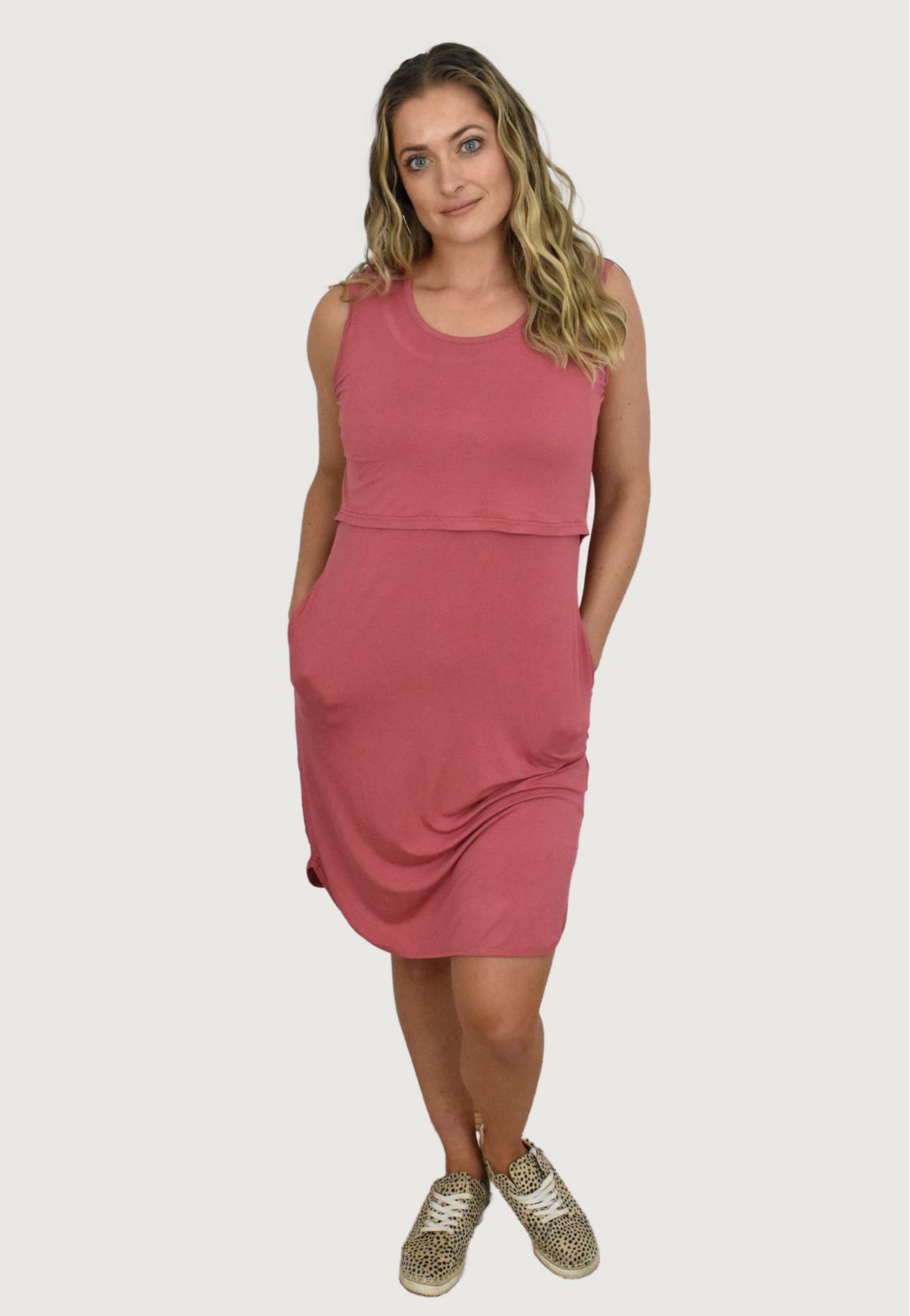 Randi Pocket Maternity and Nursing Dress
