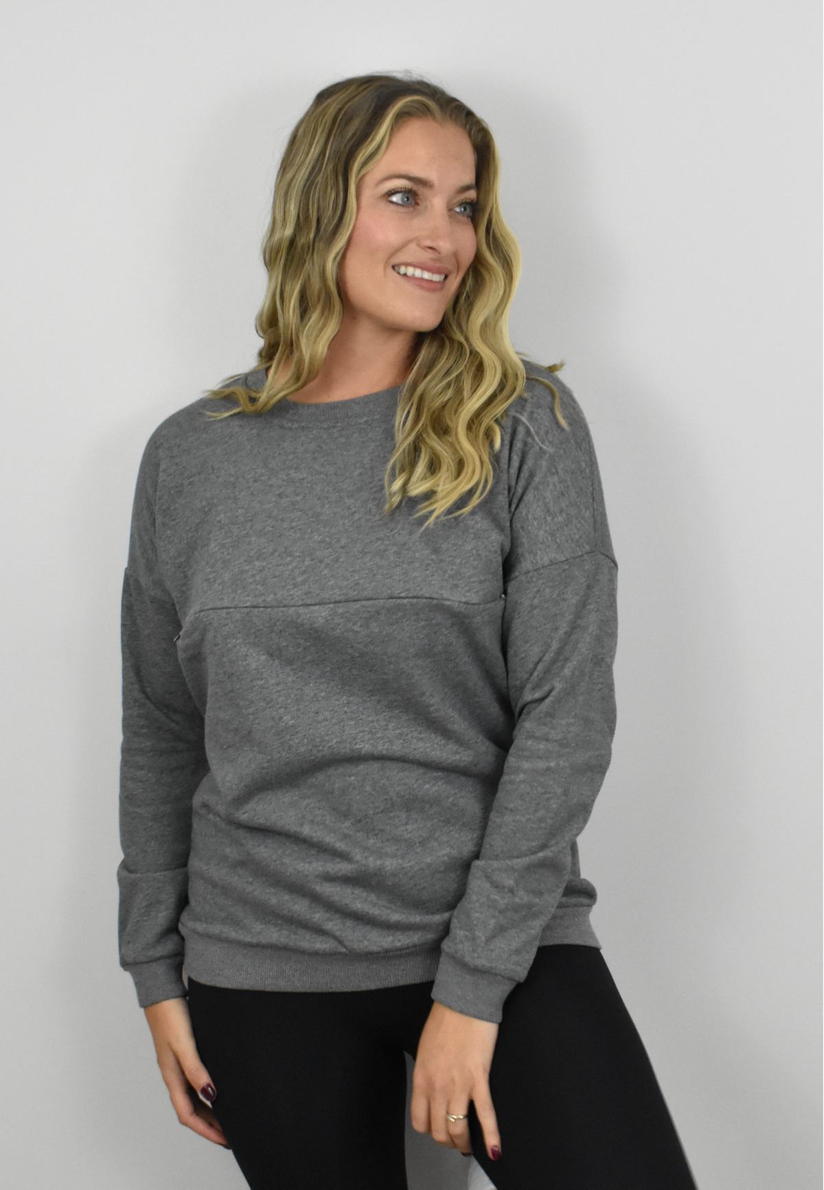 Jo Jo Zipper Nursing Jumper