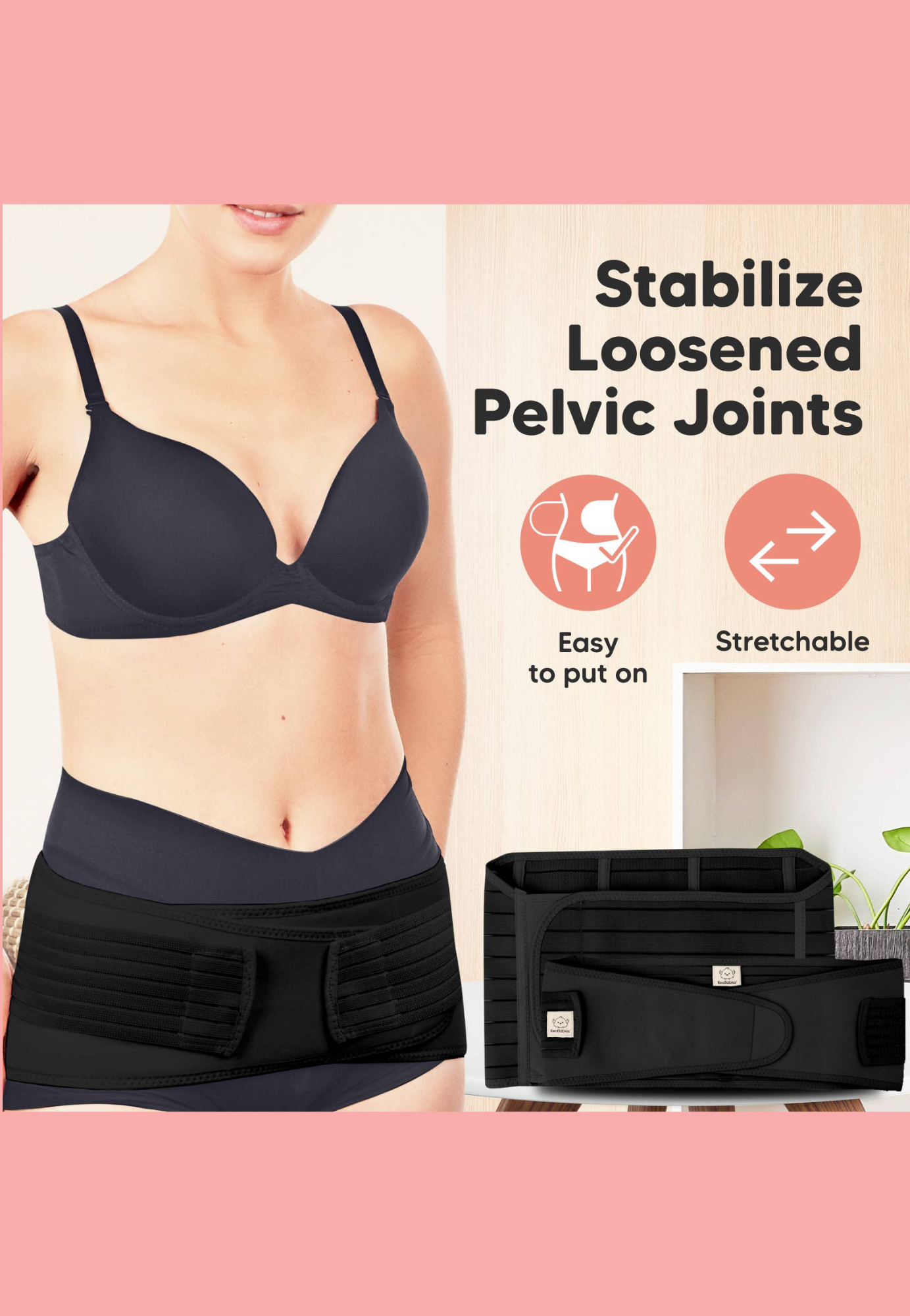 KeaBabies Revive 3-in-1 Postpartum Support Belt
