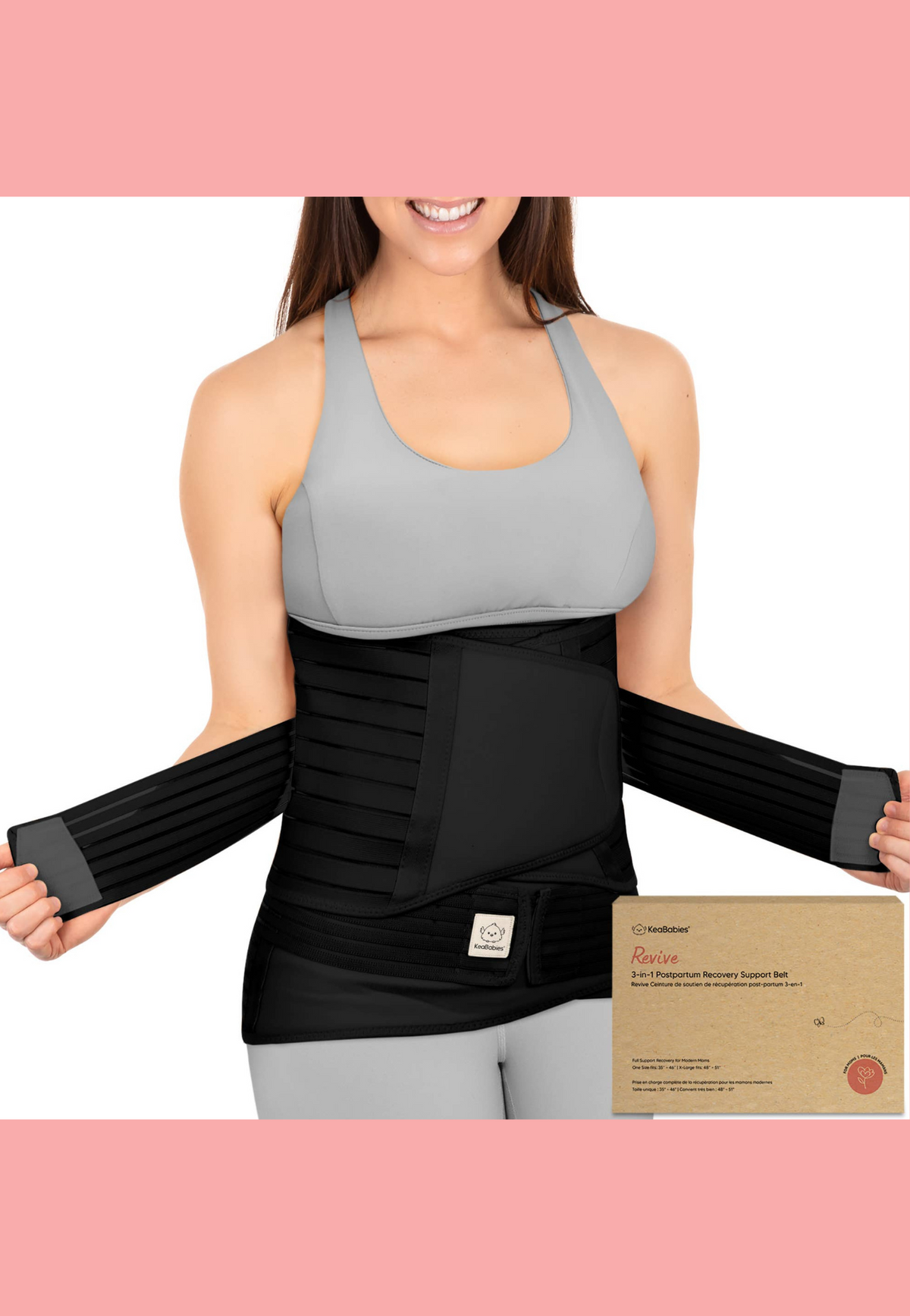 KeaBabies Revive 3-in-1 Postpartum Support Belt
