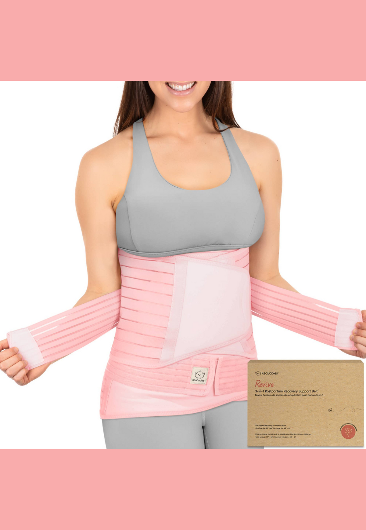 KeaBabies Revive 3-in-1 Postpartum Support Belt