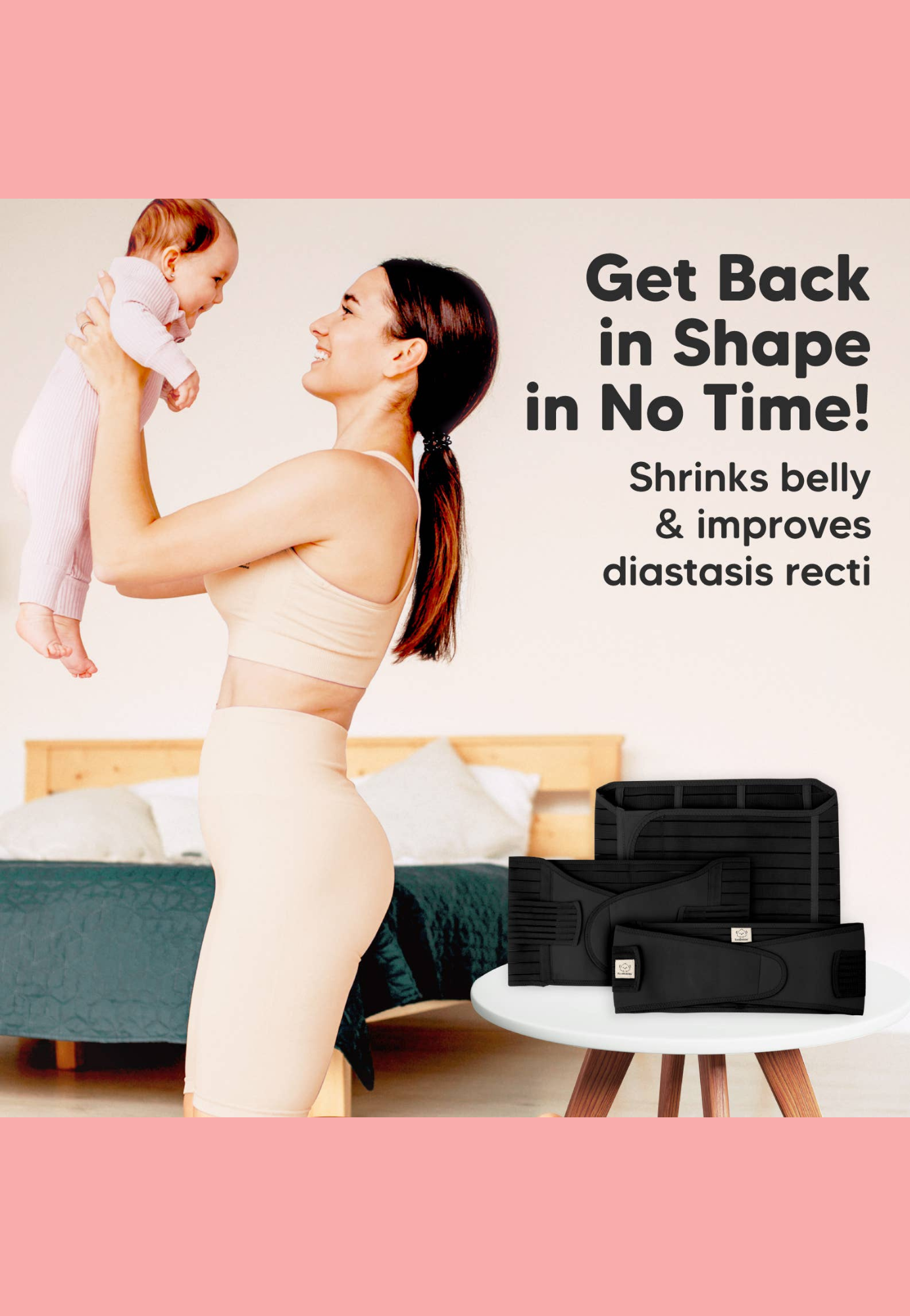 KeaBabies Revive 3-in-1 Postpartum Support Belt