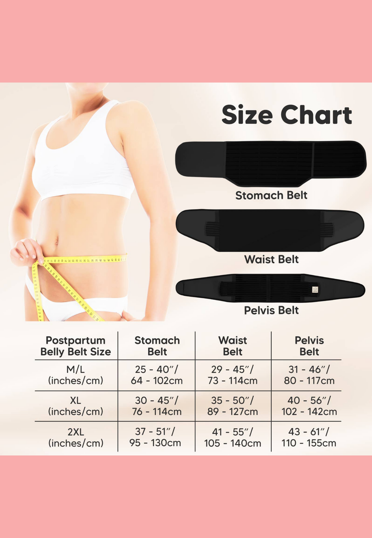KeaBabies Revive 3-in-1 Postpartum Support Belt