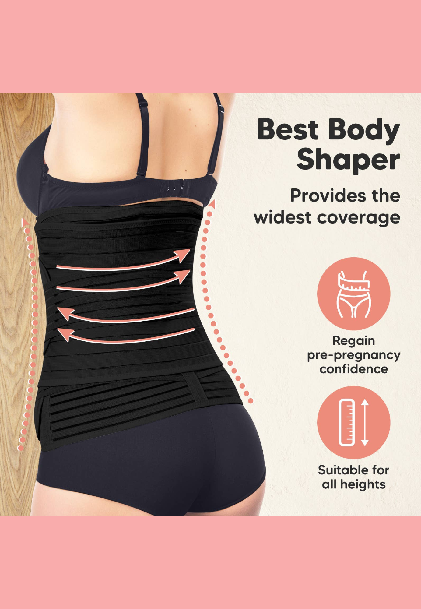KeaBabies Revive 3-in-1 Postpartum Support Belt