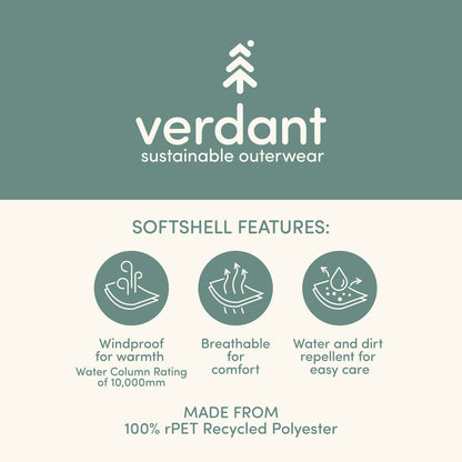 Veste softshell déperlante Verdant — Astro Blue